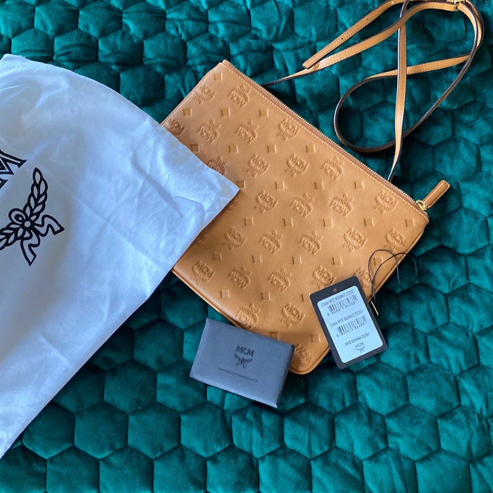 Authentic MCM Medium Pouch